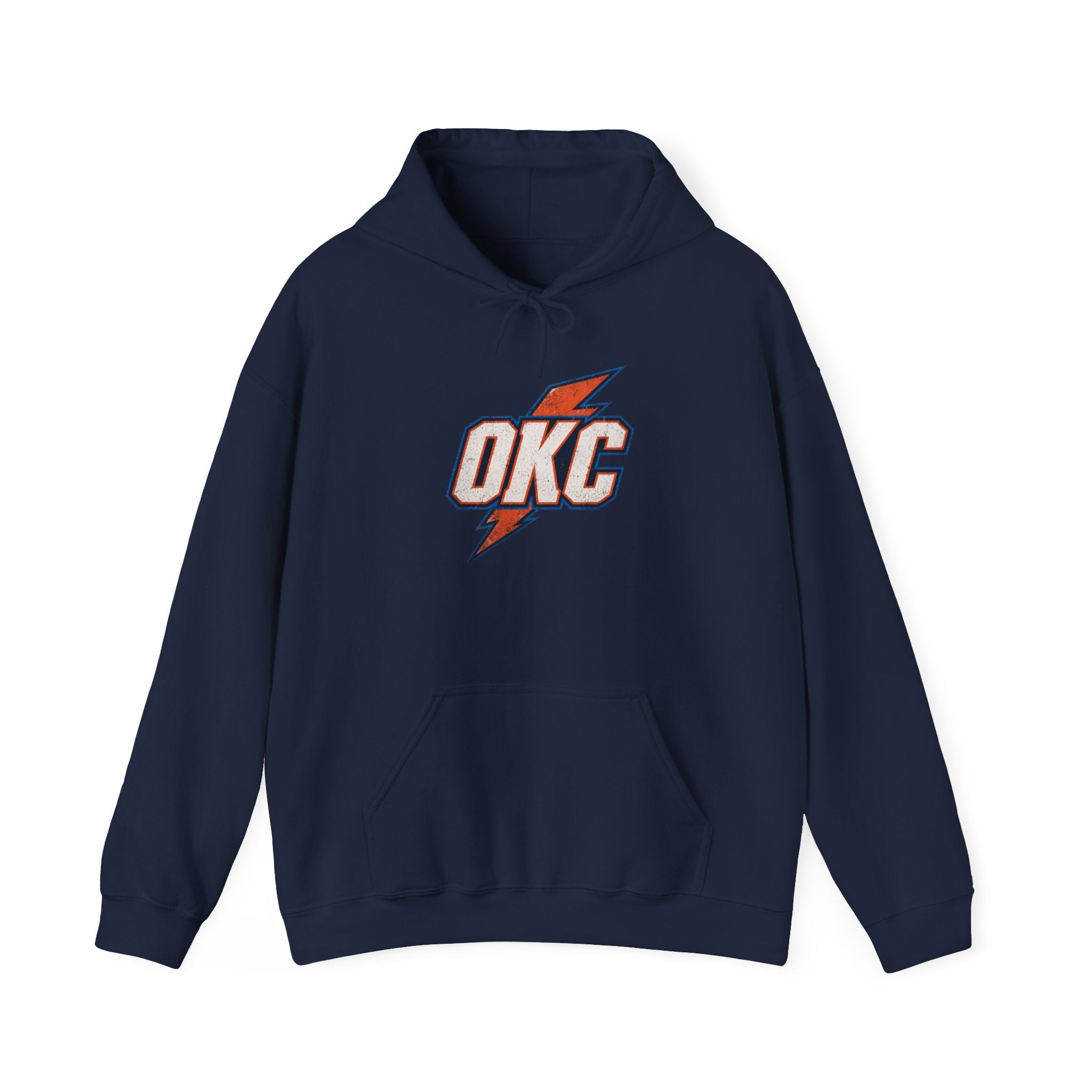 OKC Thunder Hoodie — Oklahoma City Basketball Logo Sweatshirt