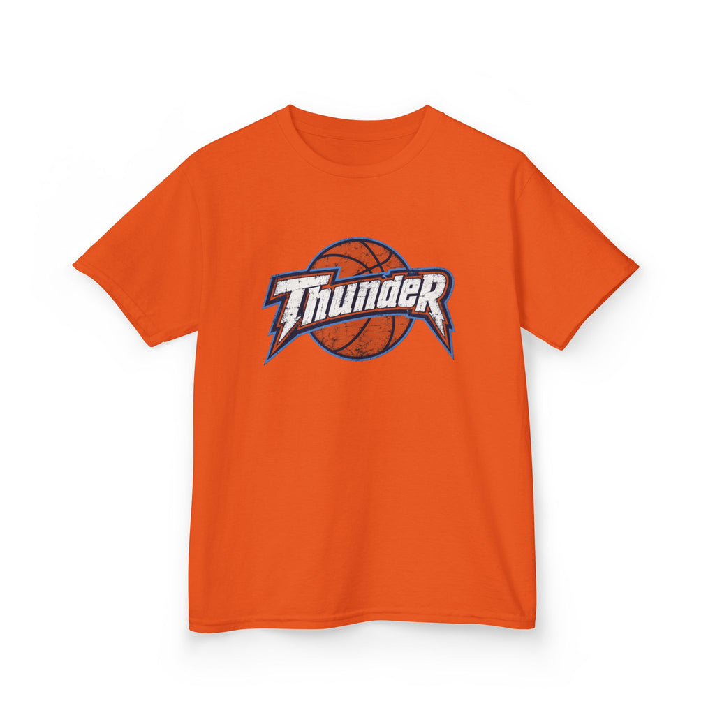 Kids Basketball 'Thunder' Logo Tee — Youth Sports Shirt