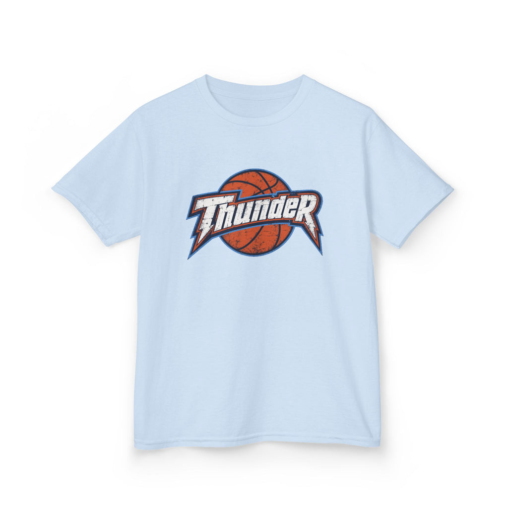 Kids Basketball 'Thunder' Logo Tee — Youth Sports Shirt