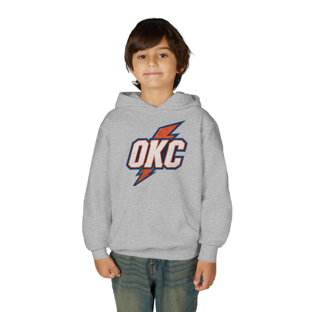 Kids OKC Thunder Hoodie — Youth Basketball Team Pullover